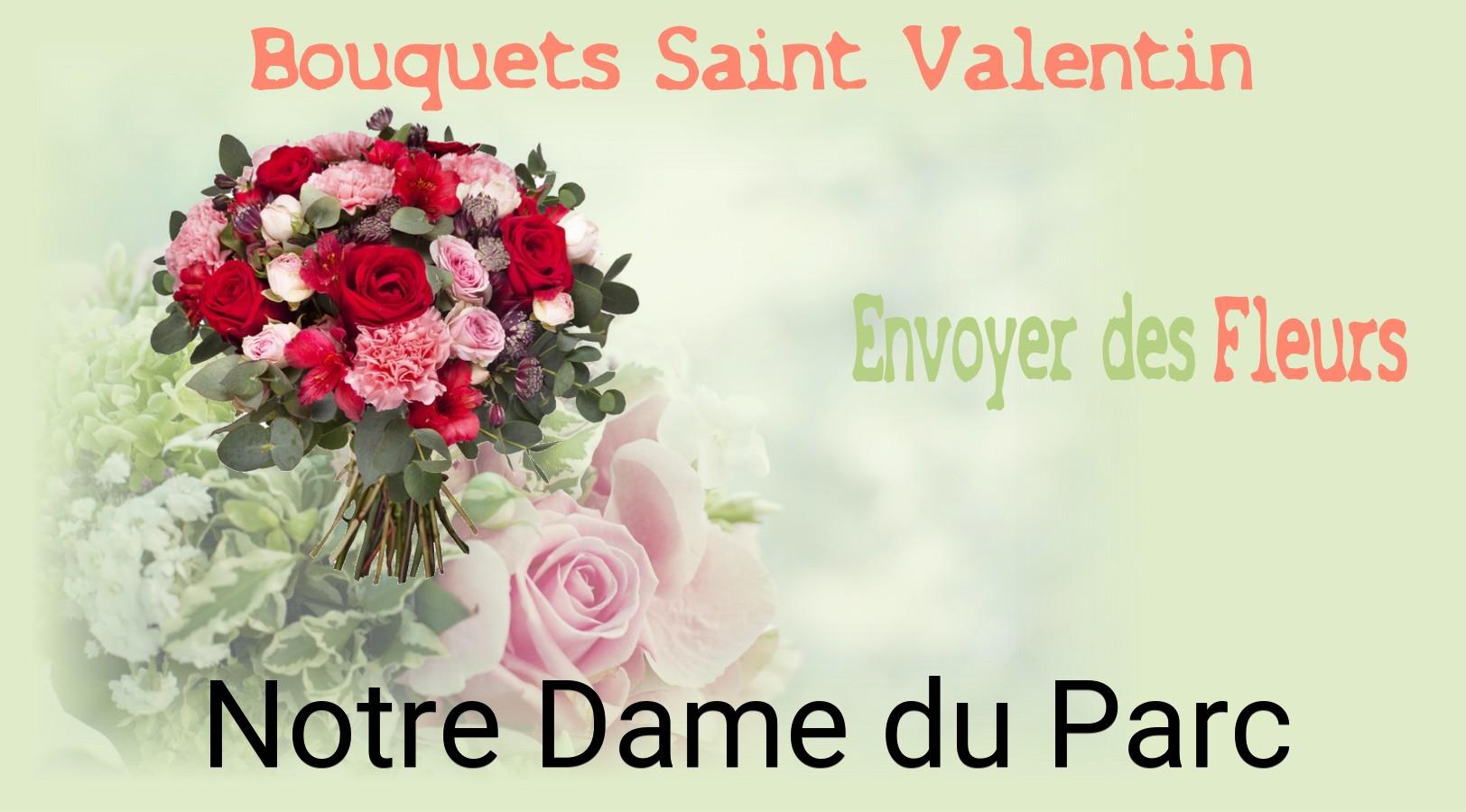 Roses de Saint-Valentin livrées à Notre-Dame-du-Parc